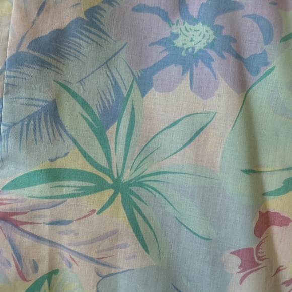 Stunning Vintage 80s pastel tropical shirt dress 💐 - Picture 10 of 13